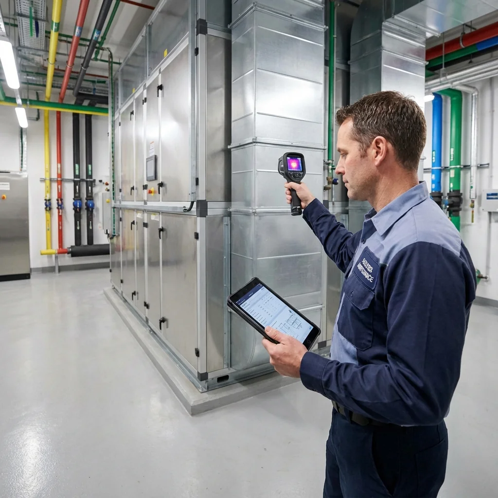 Technicien de maintenance intervenant sur site