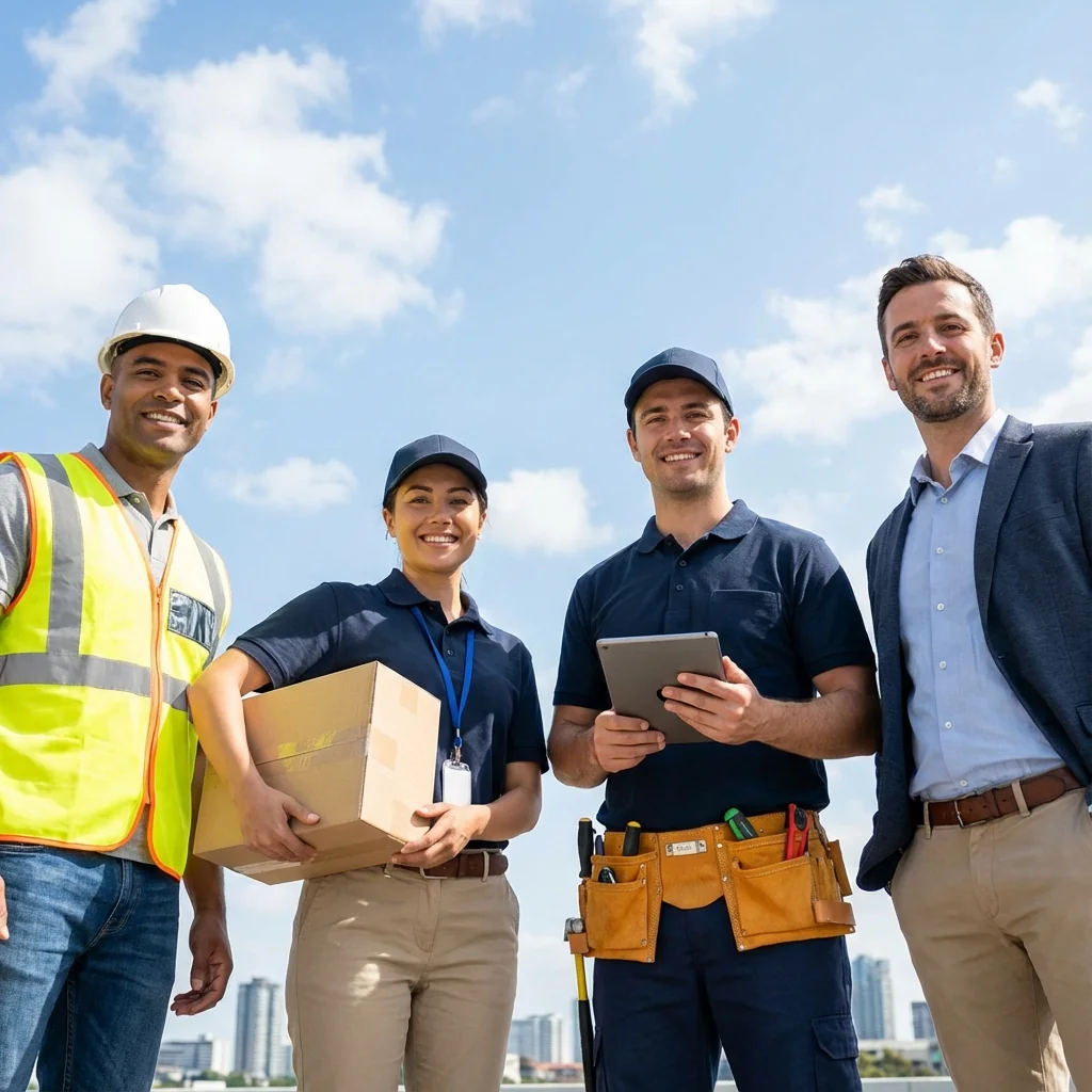 Vue d'ensemble des secteurs d'activité Dakimob