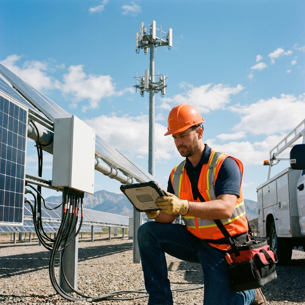 Technicien terrain sur infrastructure complexe